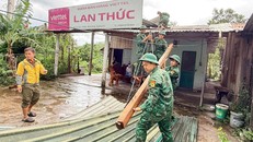 Quân đội chủ động ứng phó thiên tai, tập trung khắc phục nhanh hậu quả mưa lũ