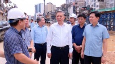 Tổng Bí thư, Chủ tịch nước Tô Lâm kiểm tra thực tế một số dự án tại Hà Nội