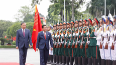Tổng Bí thư, Chủ tịch nước Tô Lâm chủ trì Lễ đón chính thức Tổng thống Myanmar thăm chính thức Việt Nam