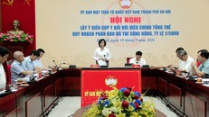 Phát huy quyền làm chủ của nhân dân trong góp ý quy hoạch sông Hồng