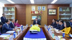 Ủy viên Bộ Chính trị, Thủ tướng Chính phủ Lê Minh Hưng thăm Angkormilk, dấu ấn đầu tư quốc thế của Vinamilk