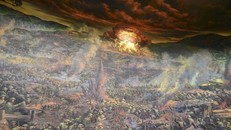 Cận cảnh bức tranh khổng lồ tái hiện chiến thắng Điện Biên Phủ