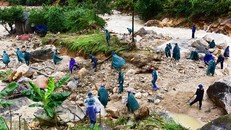  Tỉnh Lai Châu đang dốc toàn lực vào công tác tìm kiếm cứu nạn và khắc phục hậu quả thiên tai. (Ảnh: Việt Hùng)