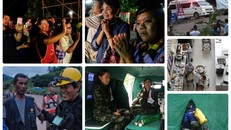Những hình ảnh về công cuộc giải cứu đội bóng Thái Lan.