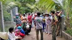 Ðến chiều tối 13/8, công an vẫn tiếp tục phong tỏa hiện trường để phục vụ điều tra. (Ảnh: Vietnammoi)