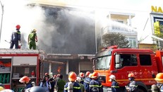 Hiện trường vụ cháy. (Ảnh: Vietnamnet)