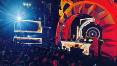 Lễ hội âm nhạc "Trip to the moon" tại Công viên nước Hồ Tây đêm qua, 16/9. (Ảnh: MC)