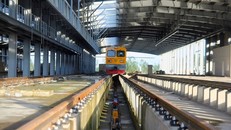 Chạy thử liên tục 5 đoàn tàu trên tuyến Cát Linh - Hà Đông