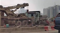 Hiện trường vụ tai nạn.