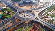 Khánh thành nút giao thông hai tầng đầu tiên ở Quảng Nam