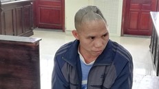 Bị cáo Nguyễn Bá Chín tại tòa.