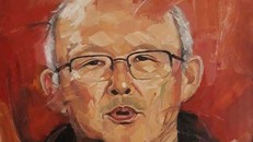 Tranh chân dung HLV Park Hang-seo bán hơn 243 triệu đồng