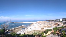 Dự án The Sea Eyes được quy hoạch bên cạnh cảng Bến Đình đang được xây dựng. (Ảnh: Xuân Thọ)