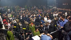 Quán Bar Vegas tại thời điểm phá án.