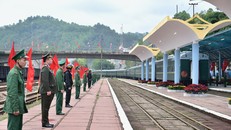 Tàu chở Chủ tịch Triều Tiên Kim Jong-un đã lăn bánh rời ga Đồng Đăng