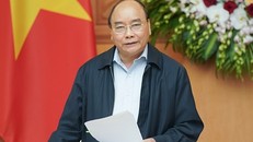 Thủ tướng Nguyễn Xuân Phúc phát biểu tại phiên họp - Ảnh: VGP/Quang Hiếu