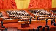 Kỳ họp thứ nhất Quốc hội Trung Quốc Khóa XIII. Ảnh: Vĩnh Hà/TTXVN