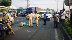 Hiện trường vụ tai nạn khiến 2 nữ tu sĩ tử vong.