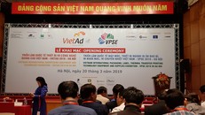 Quang cảnh buổi khai mạc triển lãm VPSE 2019.