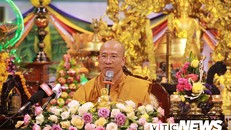 Đại đức Thích Trúc Thái Minh, trụ trì chùa Ba Vàng. (ẢNh: VTC News)