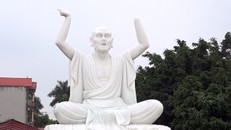 16 pho tượng La Hán ở vườn chùa bị phá hoại trong đêm