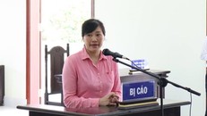 Bị cáo Hoa phải chịu mức án 14 năm tù. (Ảnh: Hoàng Giáp)