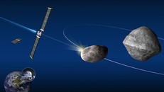 Mô tả nhiệm vụ DART - ảnh: DART-NASA