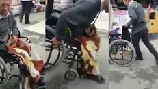 Gã ăn mày ngồi xe lăn xin tiền bị lật tẩy khiến cộng đồng mạng phẫn nộ