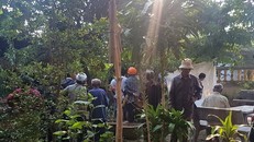 Vụ việc xảy ra trong chùa khiến nhiều người bàng hoàng.