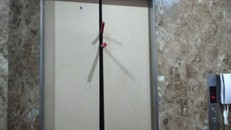 Thang máy nơi xảy ra vụ việc. Ảnh M.N