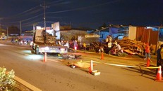 Hiện trường vụ tai nạn.