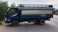 Chiếc xe tải gây tai nạn.