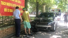 Hiện trường vụ tai nạn.