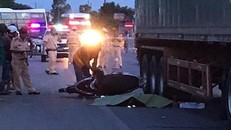 Hiện trường vụ tai nạn.