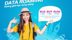 Thuê bao VinaPhone dùng 3G/4G không còn giới hạn dung lượng khi chuyển vùng quốc tế