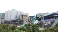 Hiện trường vụ nổ kinh hoàng tại công ty sản xuất bia khiến một công nhân tử vong