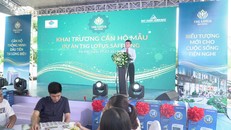 Đông đảo khách hàng tham dự khai trương căn hộ mẫu TSG Lotus Sài Đồng