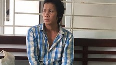 Vũ Anh Tuấn tại cơ quan công an. - Ảnh: Nguyễn Long