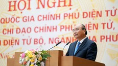 Thủ tướng Nguyễn Xuân Phúc phát biểu tại Hội nghị. Ảnh: VGP/Quang Hiếu