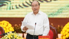 Thủ tướng Nguyễn Xuân Phúc phát biểu kết luận cuộc làm việc - Ảnh: VGP/Quang Hiếu