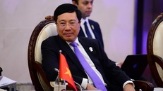 Phó Thủ tướng, Bộ trưởng Ngoại giao Phạm Bình Minh. (Ảnh: Pv TTXVN tại Thái Lan)