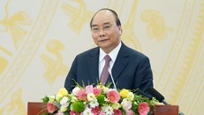 Thủ tướng Nguyễn Xuân Phúc phát biểu tại Hội nghị. Ảnh: VGP/Quang Hiếu