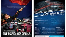 Tuyển 1.000 tình nguyện viên điều hành chặng đua công thức 1 Việt Nam