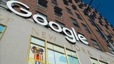 Biểu tượng của Google ở New York ngày 1/11/2018. Ảnh: AFP/TTXVN