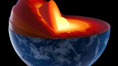 Các lớp của trái đất - Ảnh: HUFFINGTON POST