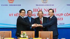 Phó Thủ tướng Thường trực dự Lễ ký kết hợp tác về quan hệ lao động