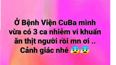 Thông tin về vi khuẩn ăn thịt người đăng tải trên mạng xã hội khiến nhiều người hoang mang. - Ảnh: Báo Nhân Dân