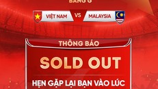 VFF: Bán hết vé online trận Việt Nam vs Malaysia