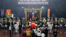 Những hình ảnh đẹp trong lễ tang của phi công huyền thoại Nguyễn Văn Bảy