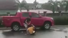 Cựu cán bộ công an Hà Tĩnh hành hung vợ cũ giữa đường khiến dân mạng phẫn nộ